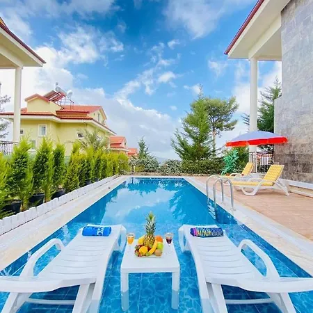 Villa ölüdenizde Kiralık Eşyalı Müstakil Havuzlu 4+1 *